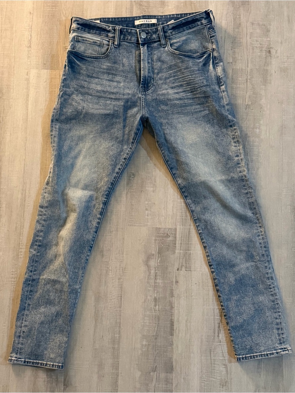 PacSun Slim Tapper Light Wash Blue Jeans